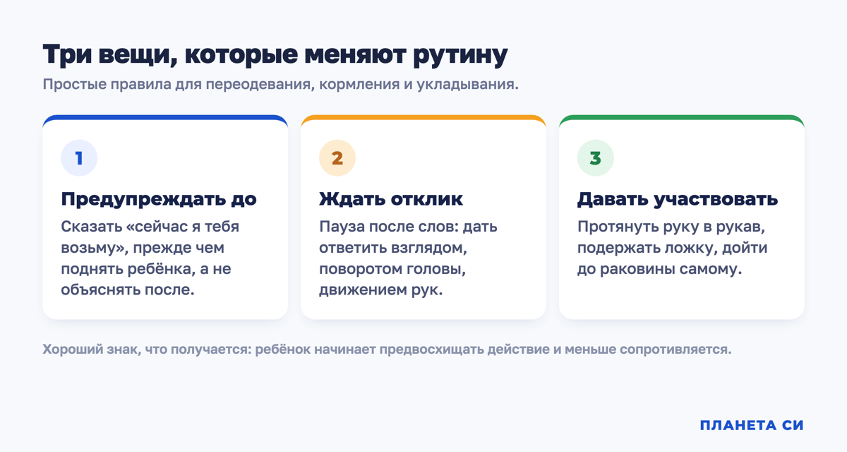 Схема: три правила, которые превращают рутину в контакт